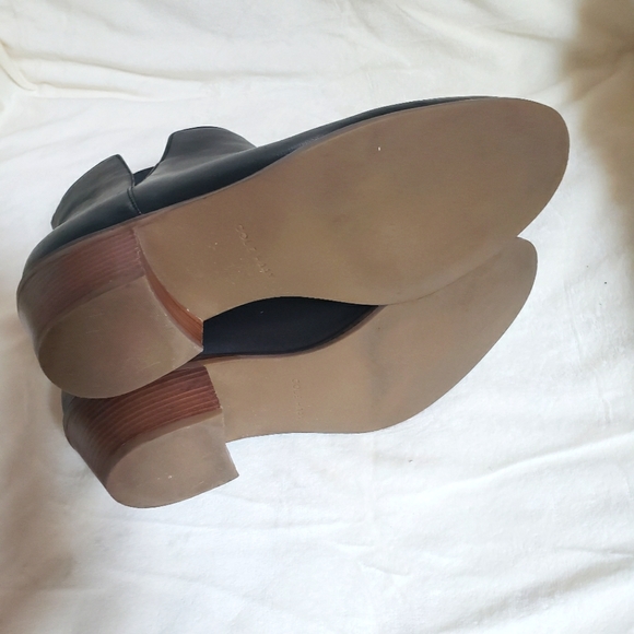 EC COLE HAAN Chelsea chunky LEATHER BOOTS - Picture 7 of 8